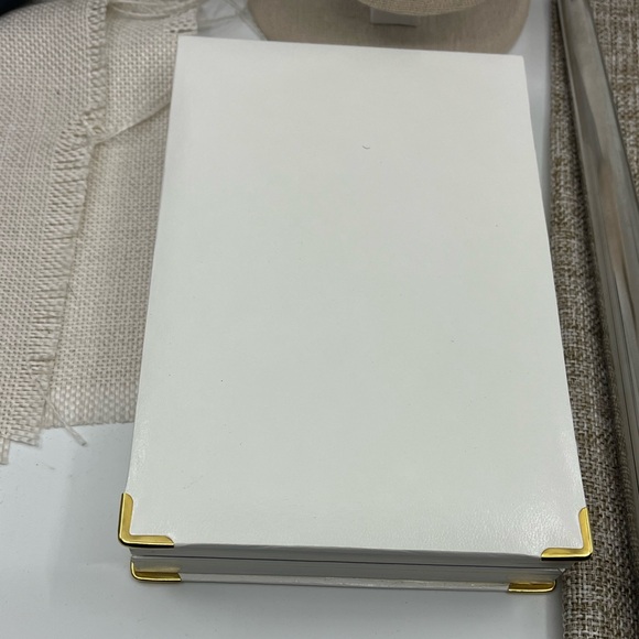 Vintage 14K Gold '585 Italy' Necklace Earring Set with Faceted Quartz - Picture 13 of 16